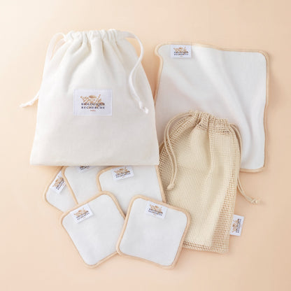 Carres De Soin - Reusable Make-up Removing Squares Set