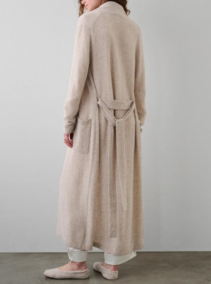 Cashmere Long Robe Sandwisp Heather