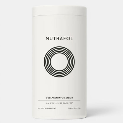 Nutrafol collagen infusion MD container on a white background