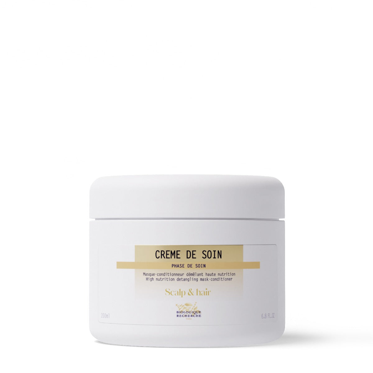 Crème de Soin – a rich, nourishing hair mask and conditioner that detangles, smooths, and restores shine to dry or damaged hair.