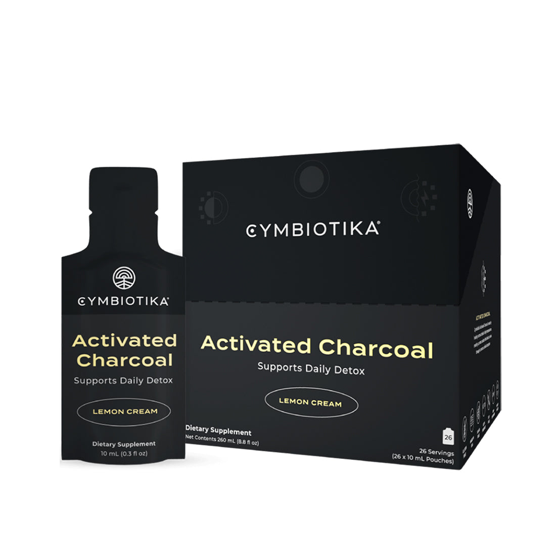Activated Charcoal - Lemon Cream