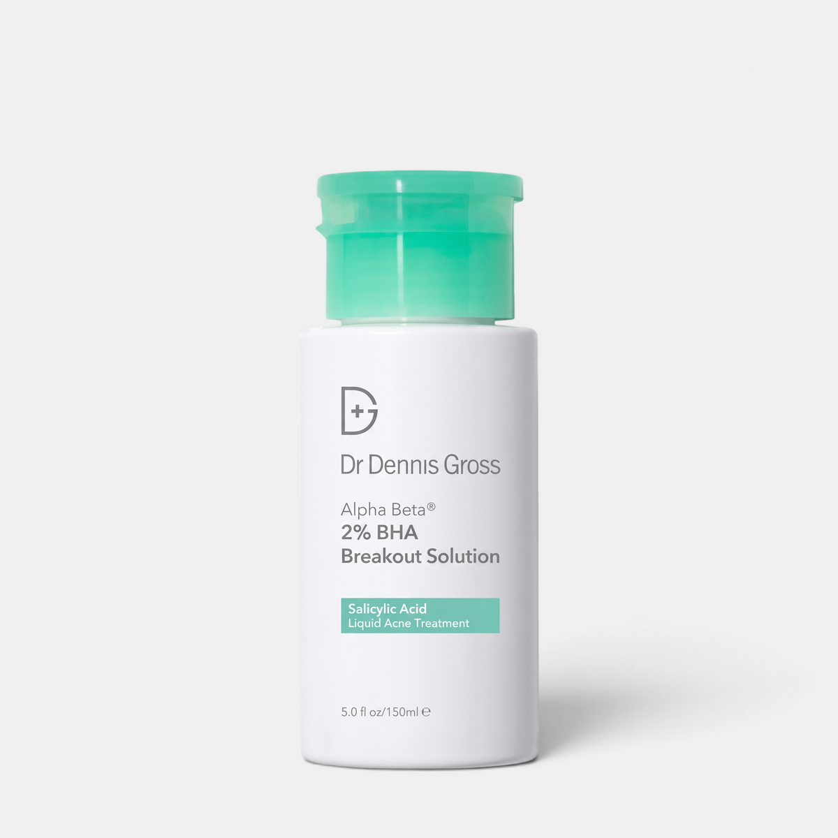Shop Rescue Spa Dr Dennis Gross Alpha Beta 2% BHA Breakout Solution in a white bottle with a green cap.