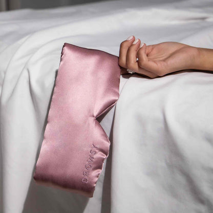 Damask Rose Silk Sleep Eye Mask