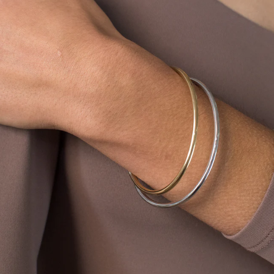 Dane Bangle Set - Two-Tone