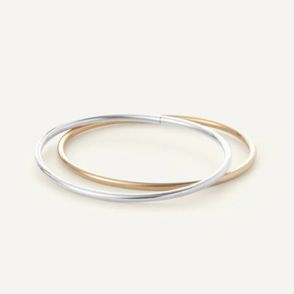 Dane Bangle Set - Two-Tone