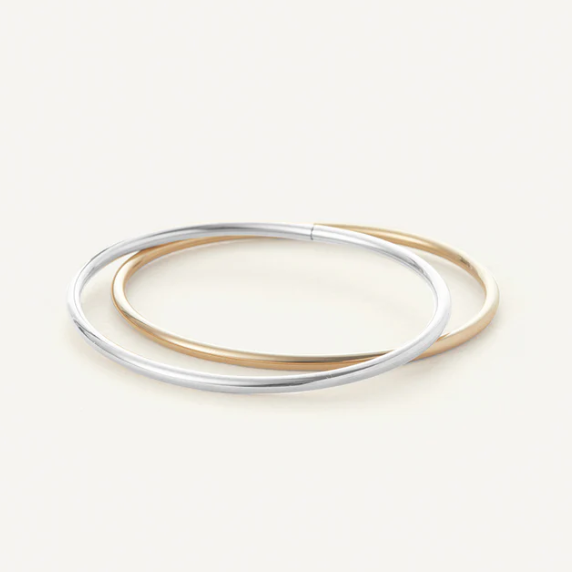 Dane Bangle Set - Two-Tone