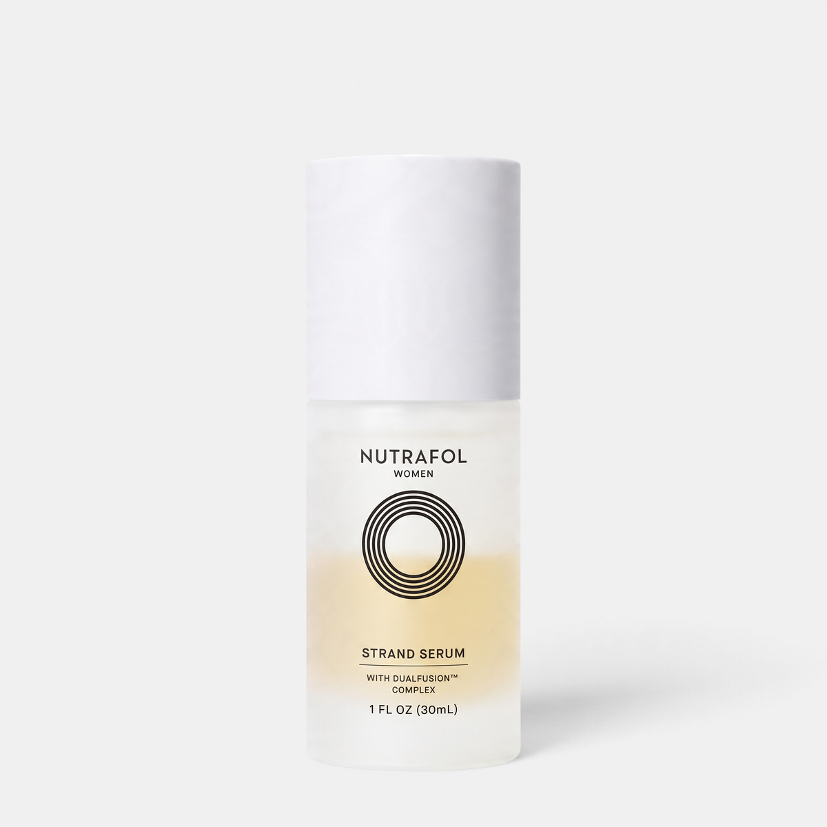 Shop Rescue Spa Nutrafol Women Strand Serum bottle with white cap and 30ml hair treatment formula