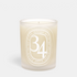 Shop Rescue Spa Diptyque 34 Boulevard Saint Germain scented candle in a signature reusable frosted glass jar