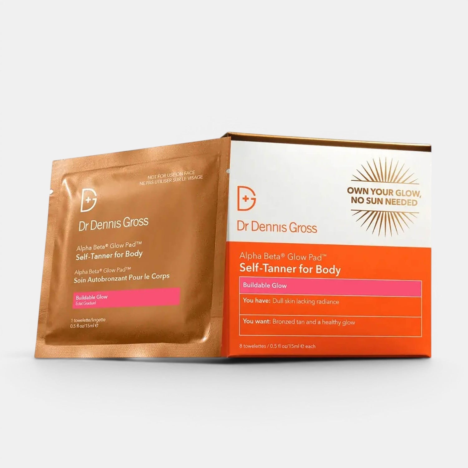 Alpha Beta Glow Pad Self-Tanner For Body