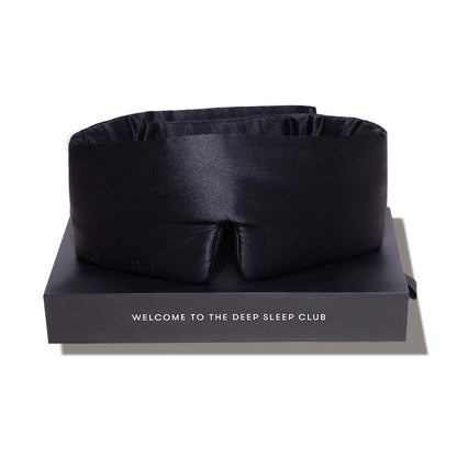 Black Jade Silk Sleep Eye Mask