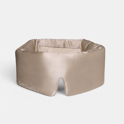 Dusty Gold Silk Sleep Eye Mask