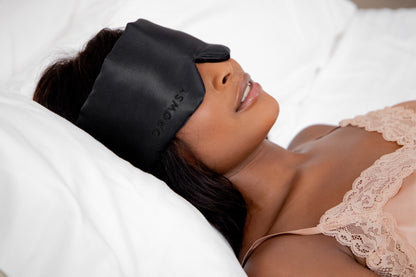 Black Jade Silk Sleep Eye Mask