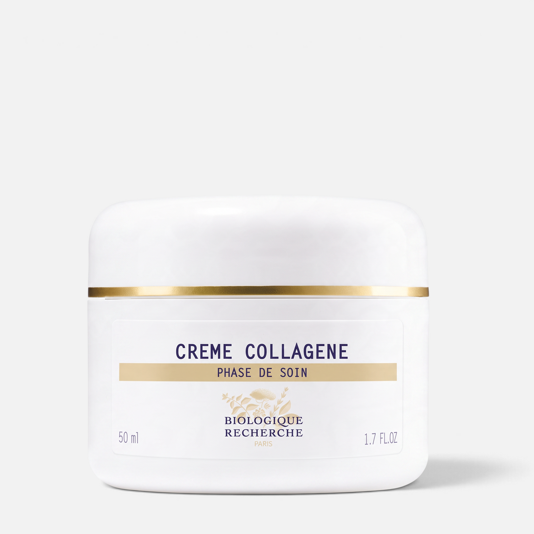 Shop Rescue Spa Biologique Recherche Creme Collagene anti-aging firming face cream in a 50ml white jar.