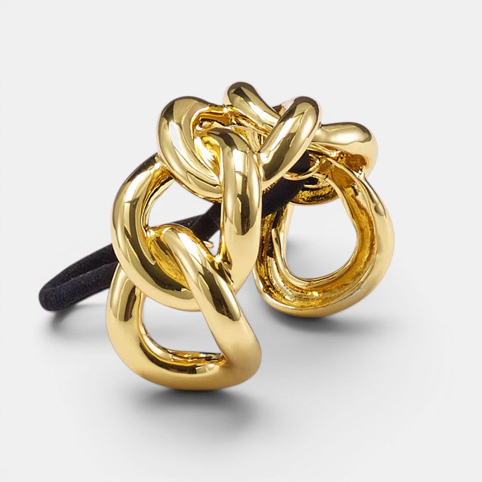 Elena Chain Pony Cuff Gold