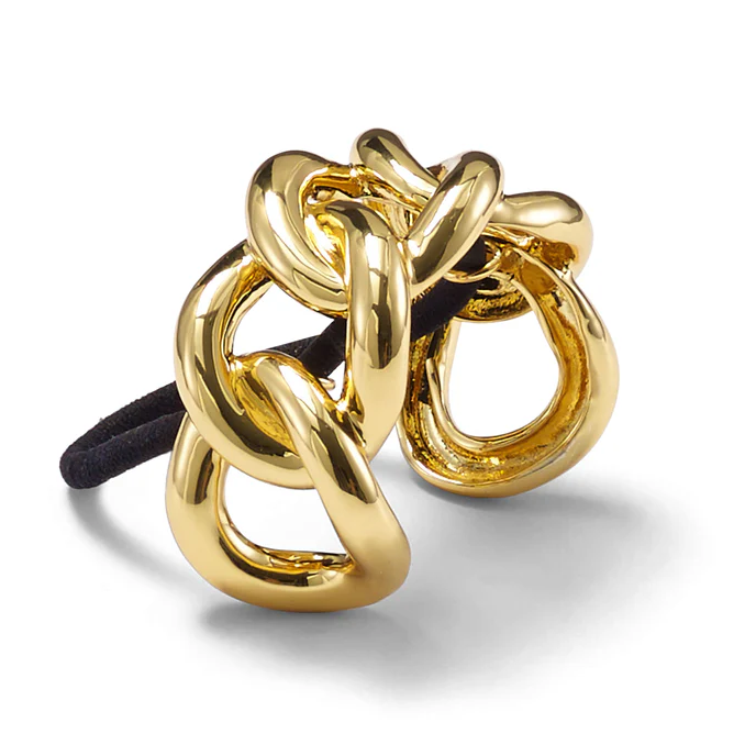 Elena Chain Pony Cuff Gold