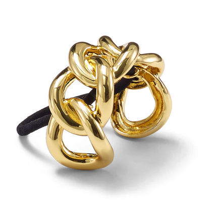 Elena Chain Pony Cuff Gold