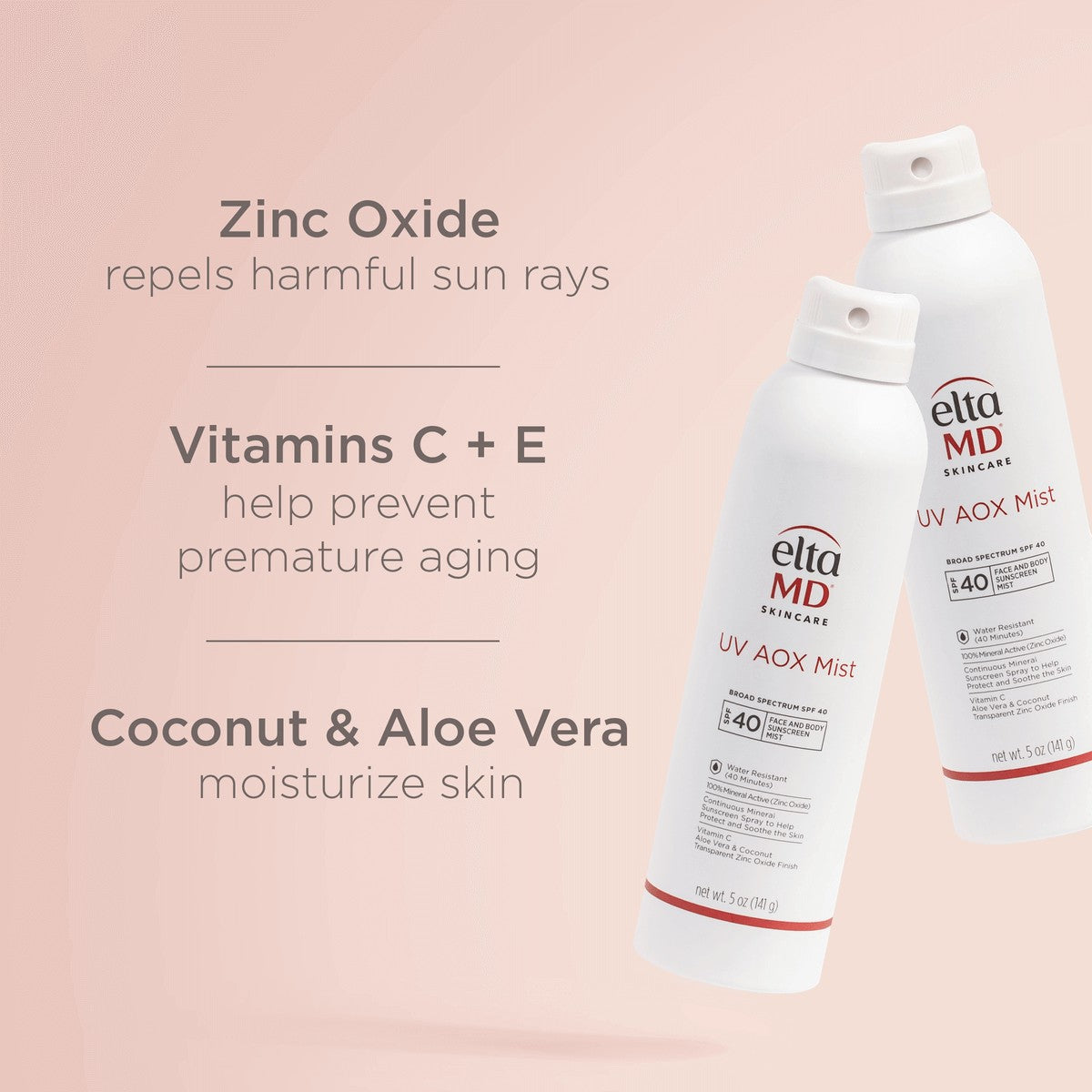 UV AOX Mist Broad-Spectrum SPF 40