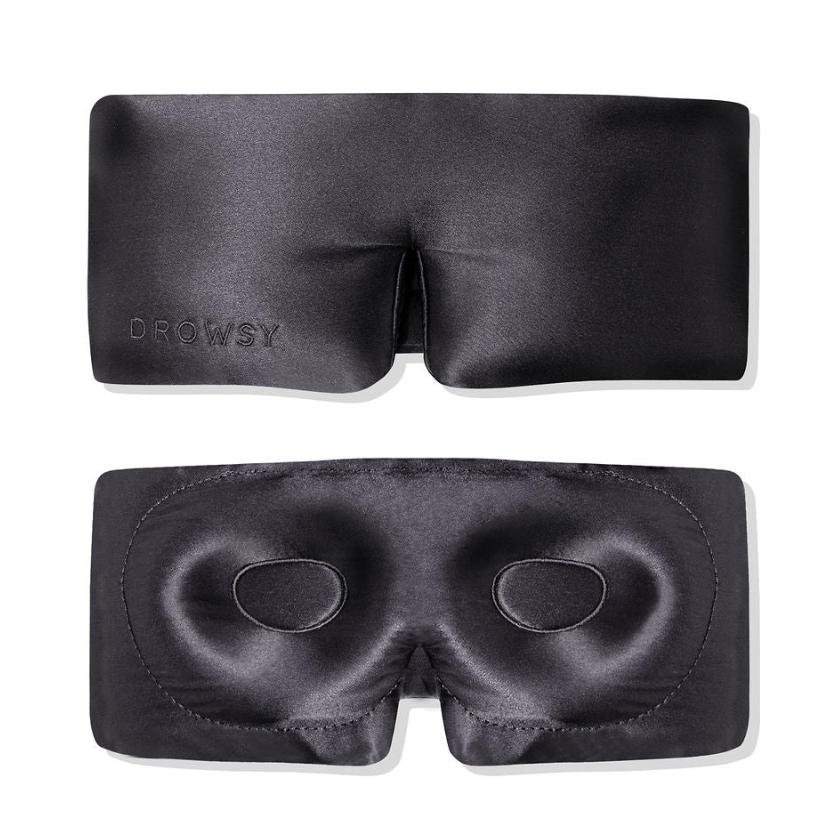 Eyelash Protecting Silk Sleep Mask - Moonlight Shadow