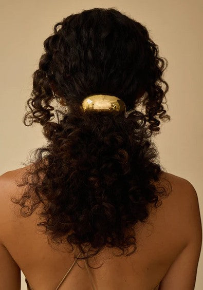 Glossy Dome Pony Cuff Gold