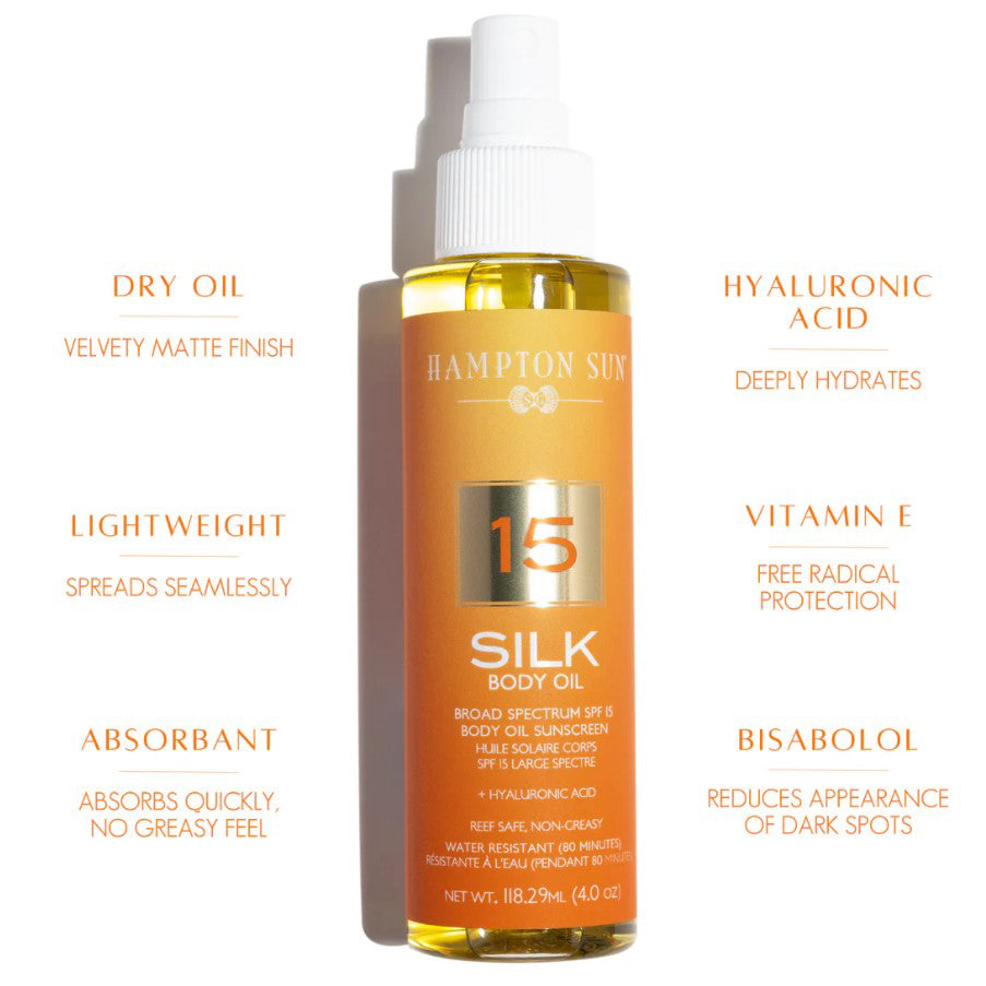 SPF 15 Silk Body Oil