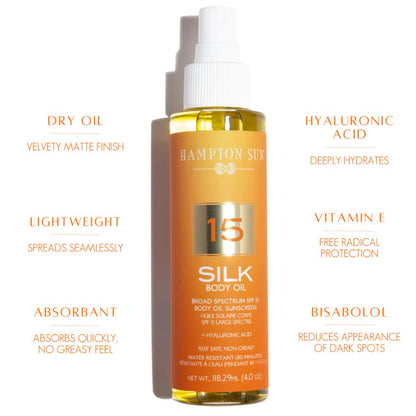 SPF 15 Silk Body Oil