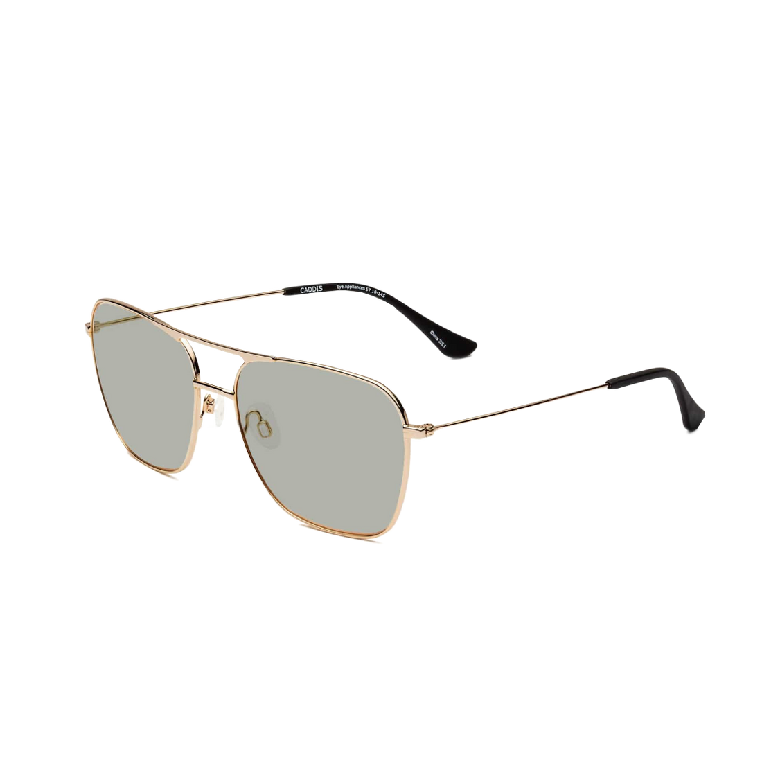 Hooper Polished Gold - Polarized Gray-green