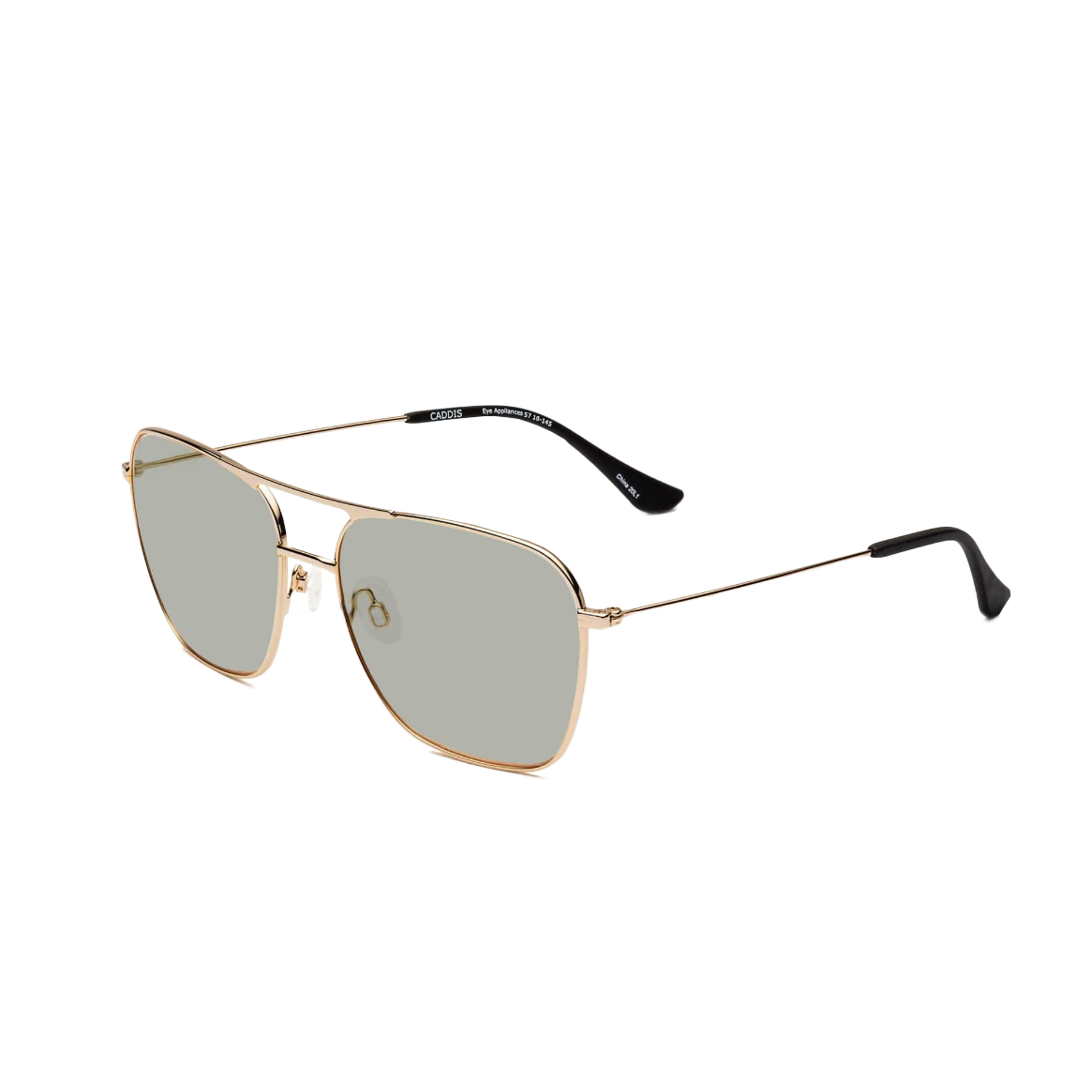 Hooper Polished Gold - Polarized Gray-green
