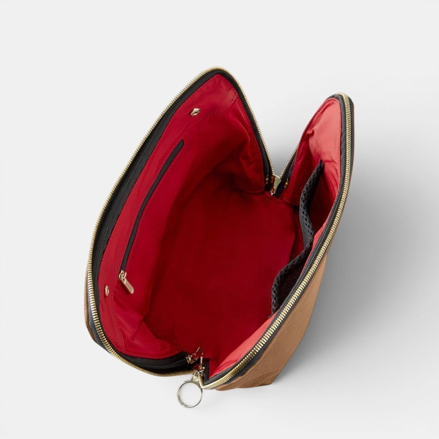 Signature Makeup Bag - Leather