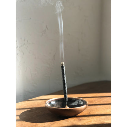 Black Stoneware Holder