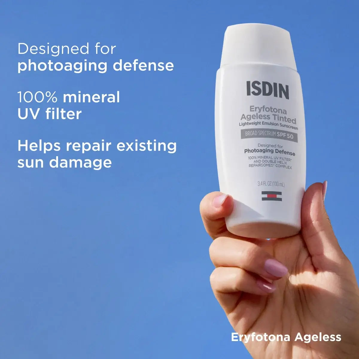 Eryfotona Ageless 100% Mineral Sunscreen SPF 50 Tinted