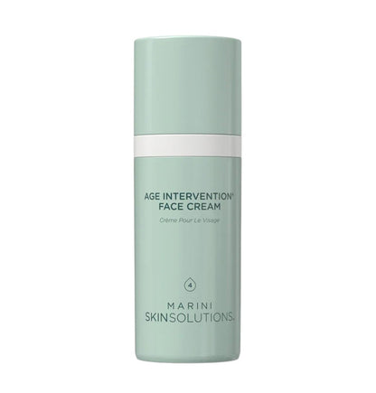 1.0 fl. oz. bottle of Jan Marini Age Intervention Face Cream. Positioned upright with a white background. Anti-aging face cream.