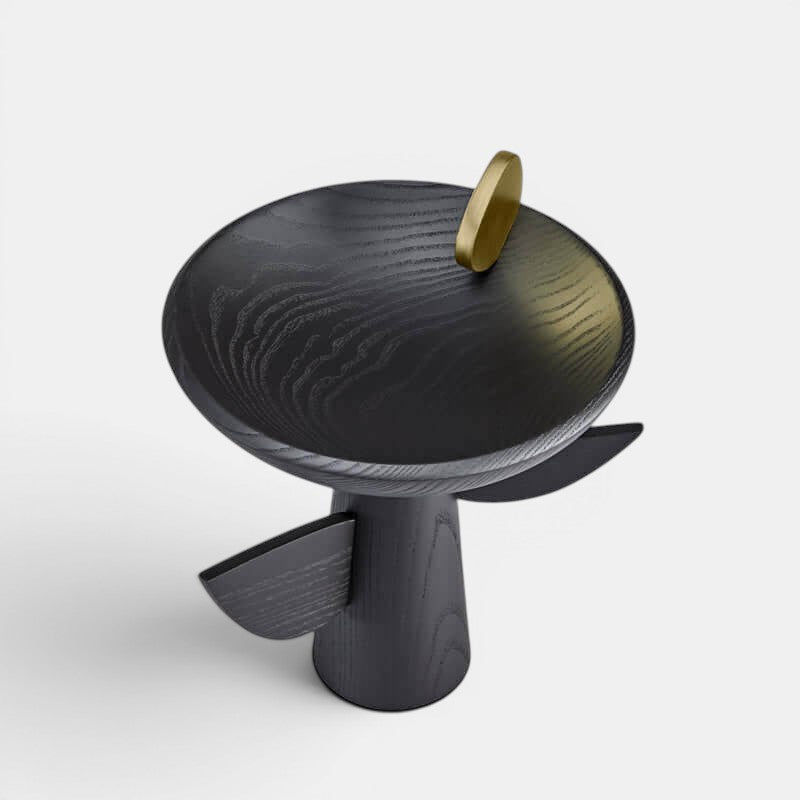 Kelly Behun Blackened Oak Footed Bowl