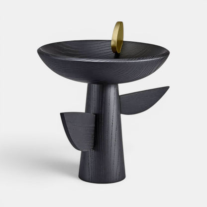 Kelly Behun Blackened Oak Footed Bowl