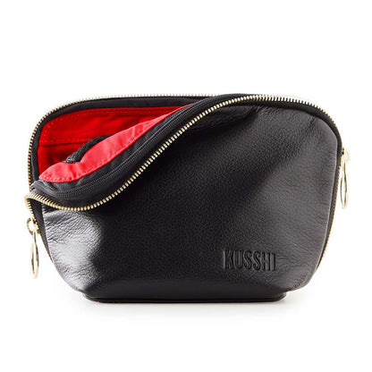 Everyday Makeup Bag - Leather