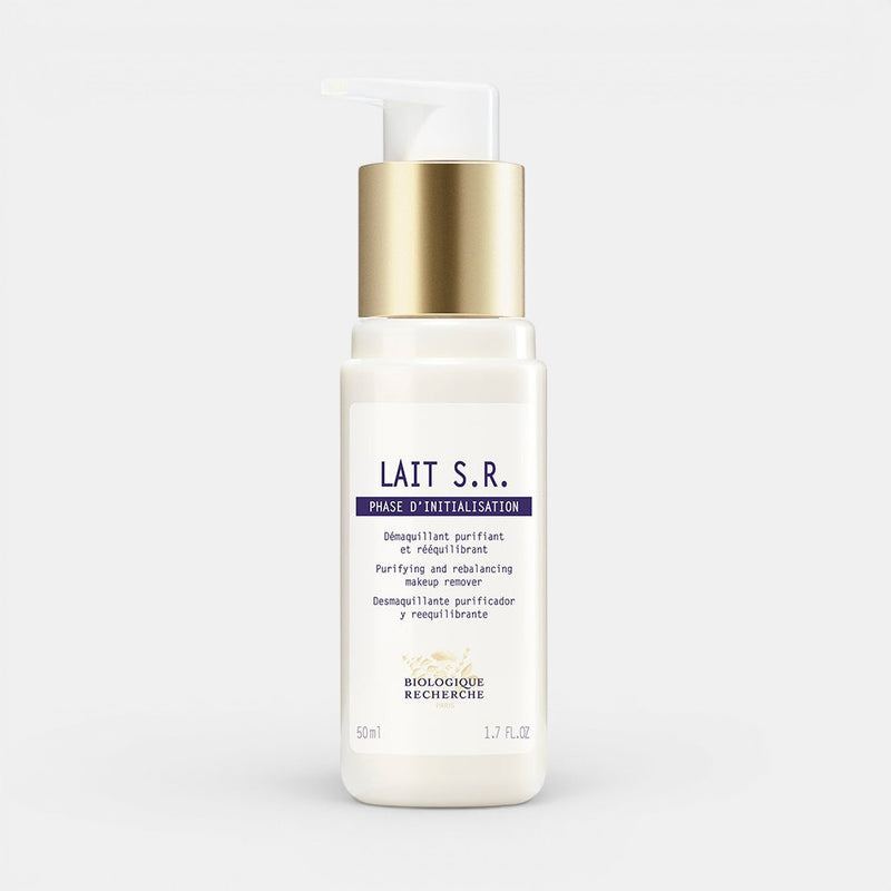 Biologique Recherche Lait S.R. Cleanser – gentle gel-cream formula for oily and combination skin. Size 1.7 fl.oz