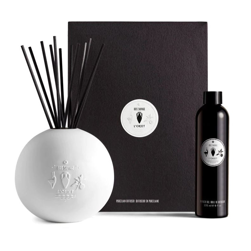 Bois Sauvage Porcelain Diffuser Set