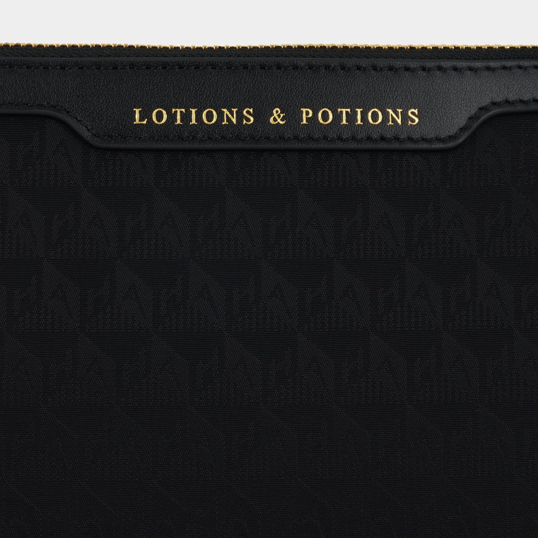 Lotions and Potions in Black AH Logo Nylon