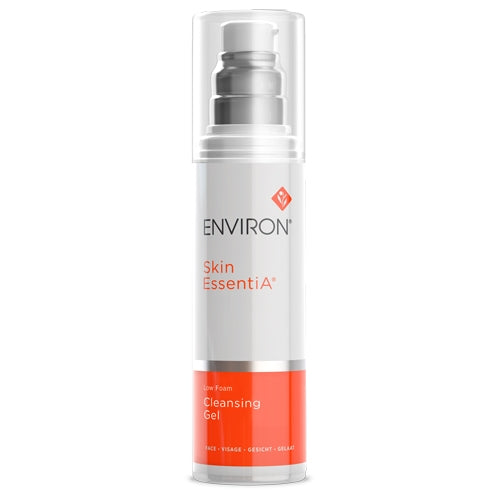 Environ Skin EssentiA cleansing gel bottle on a white background