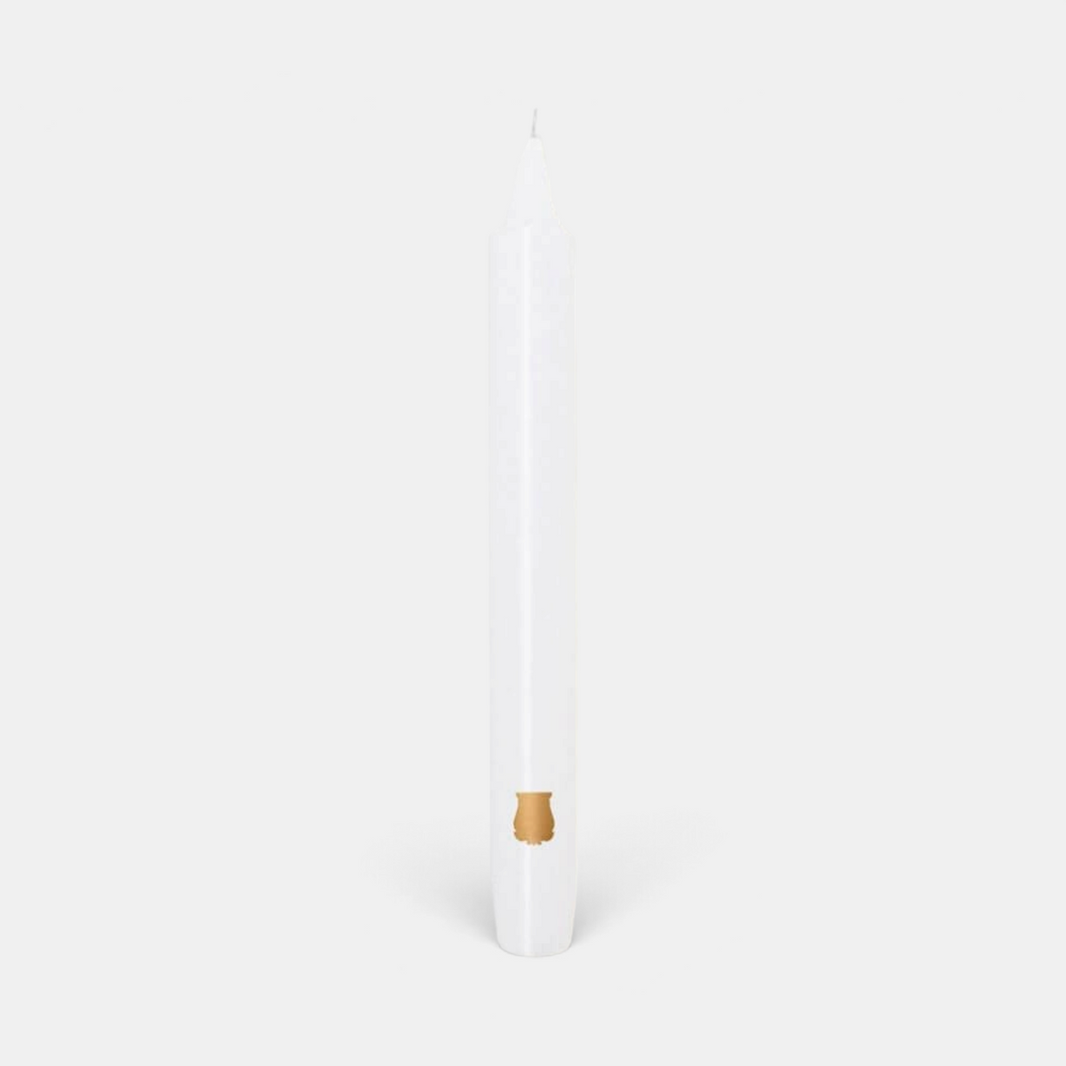 Shop Rescue Spa Fir Scented Madeleine candle in white with a gold emblem detail, perfect for holiday fragrance.
