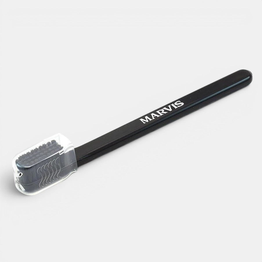 Black Medium Bristles Toothbrush