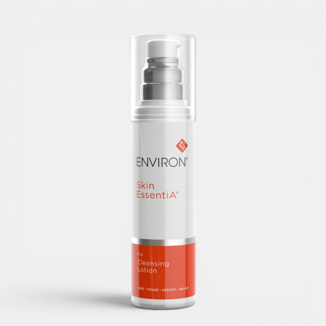 Environ Skin EssentiA cleansing lotion bottle on a white background hydrating face cleansing lotion