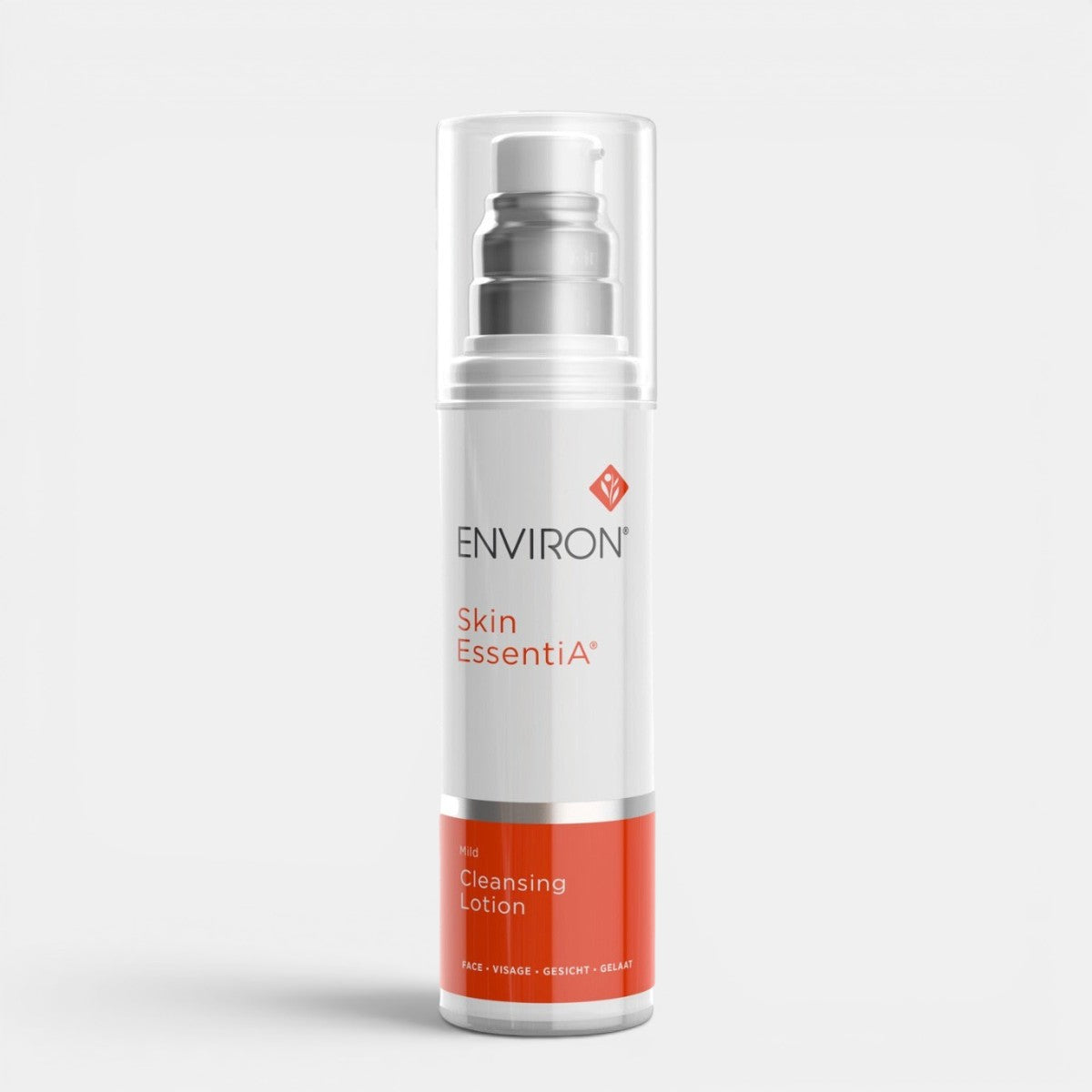 Environ Skin EssentiA cleansing lotion bottle on a white background hydrating face cleansing lotion