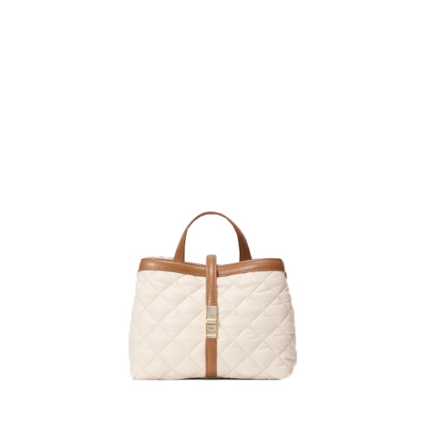 Mini Astor Top Handle - Sandshell With Brown