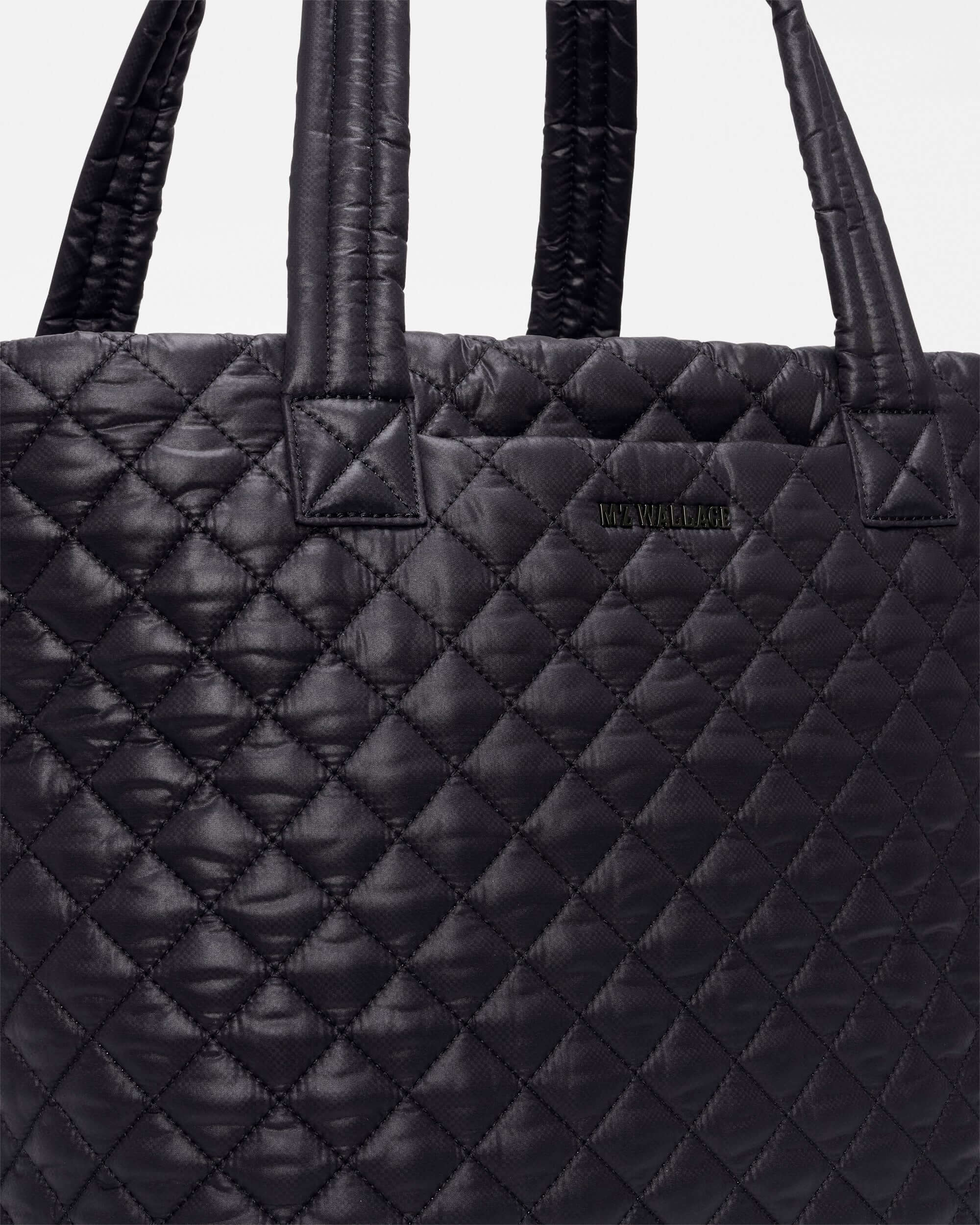 Medium Metro Tote Deluxe - Black | MZ Wallace | Shop Rescue Spa