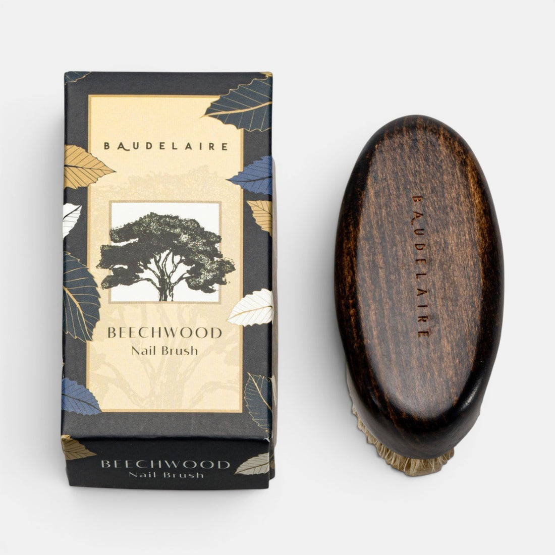 Beechwood Nail Brush 4"