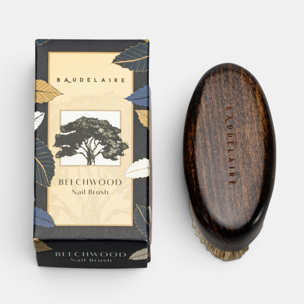Beechwood Nail Brush 4"