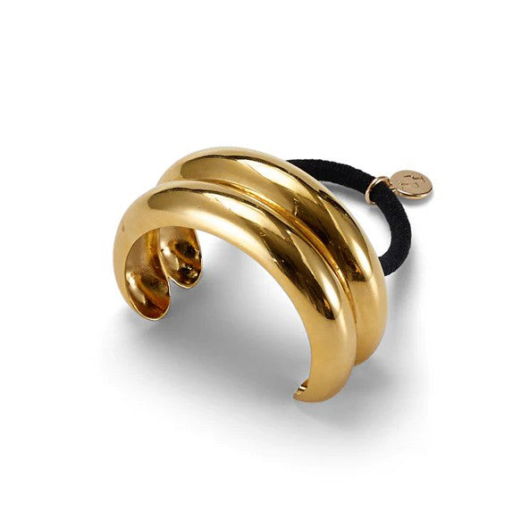 Petite Glossy Double Arch Pony Gold