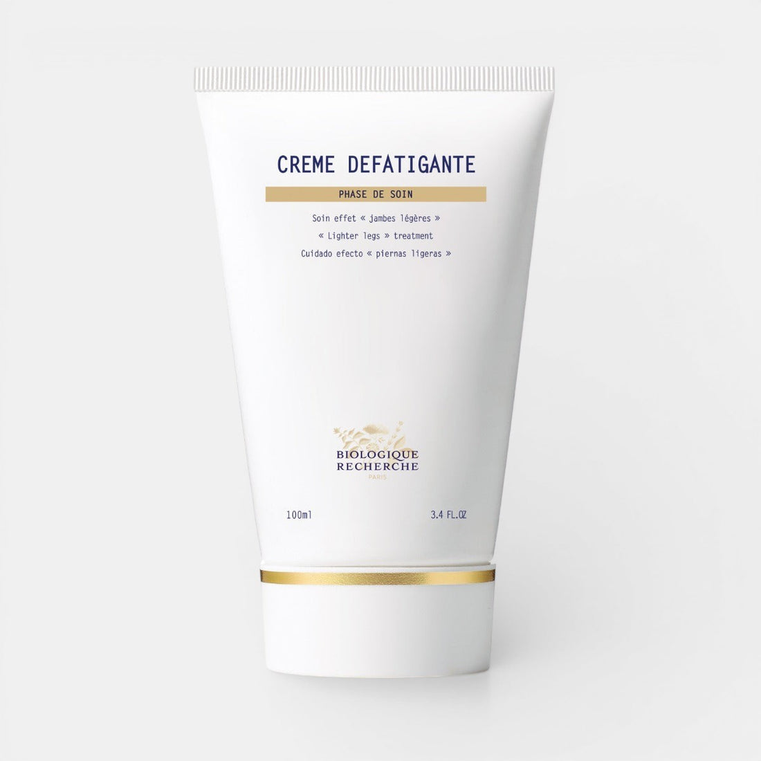 Tube of Biologique Recherche Crème Défatigante on a white background