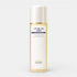 Clear bottle of Biologique Recherche Lotion P50 Corps with a white label, blue lettering, and a white-and-gold cap, placed on a white background.