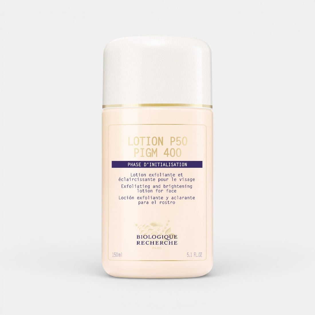 Biologique Recherche Lotion P50 PIGM 400 exfoliating and brightening face toner size 5.1oz